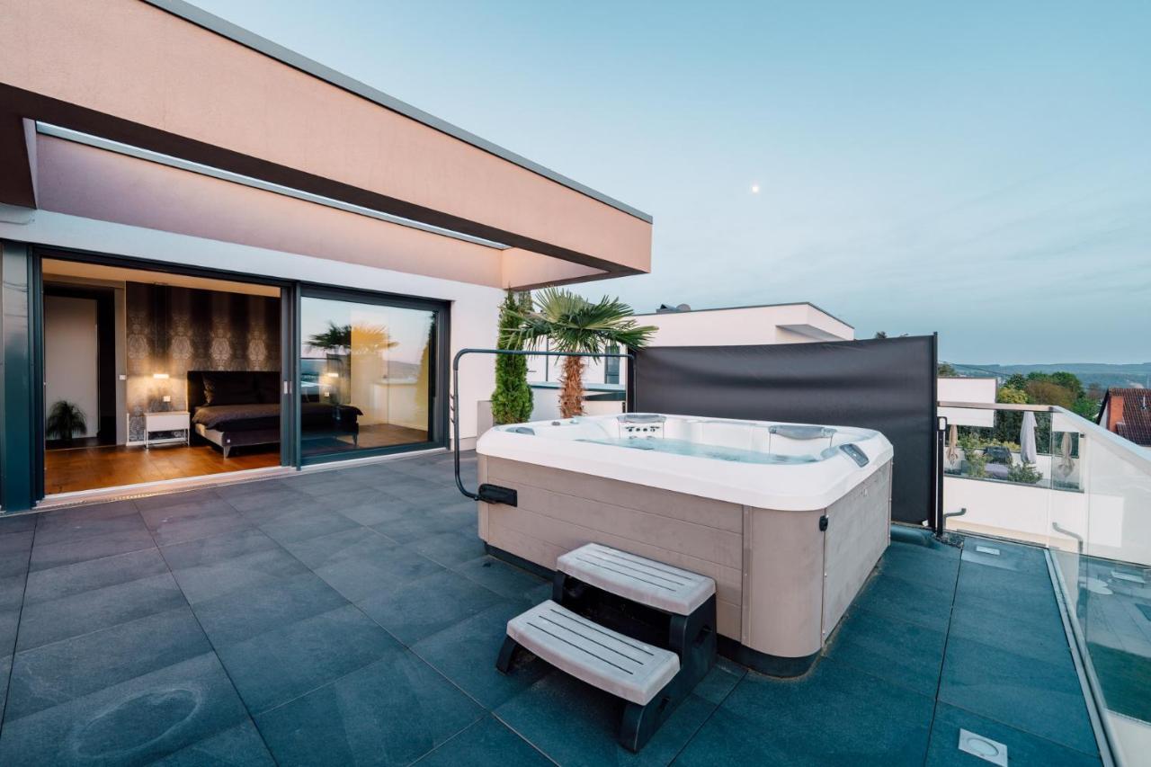 Traumblick Trifft Luxus! Apartment Weitersburg Ngoại thất bức ảnh